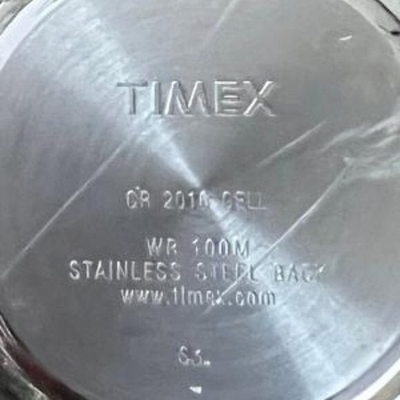 Timex S3 Black And Silver Tone 100M WR Dress Sports Watch - Picture 6 of 8